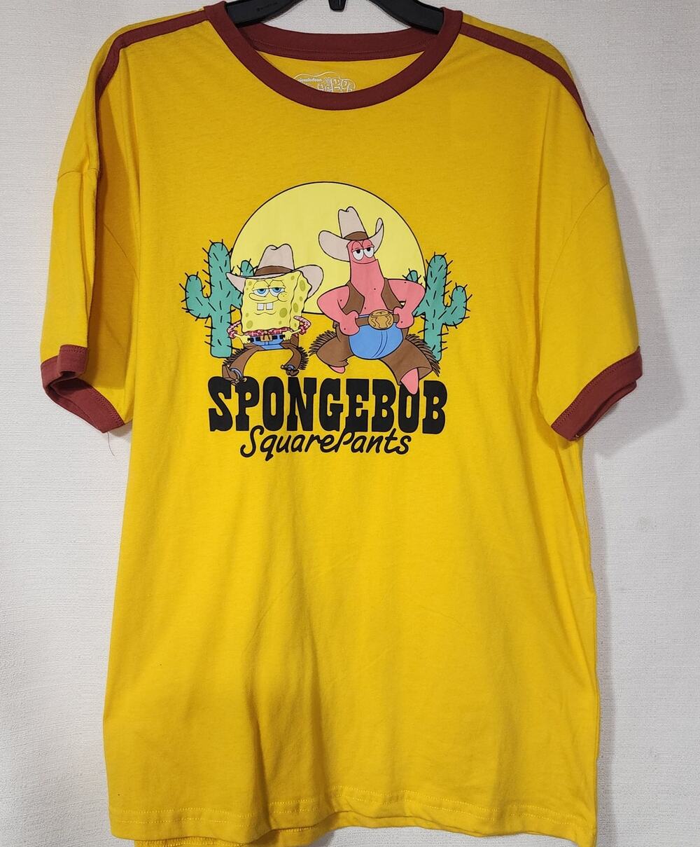 SpongeBob and Patrick cowboy outfit shirt men's Large